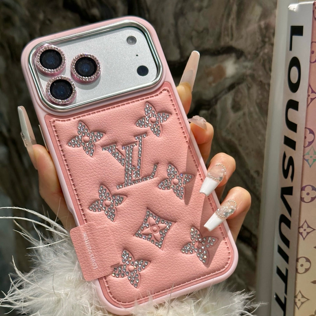 Silver Bling Design Phone Case For iPhone