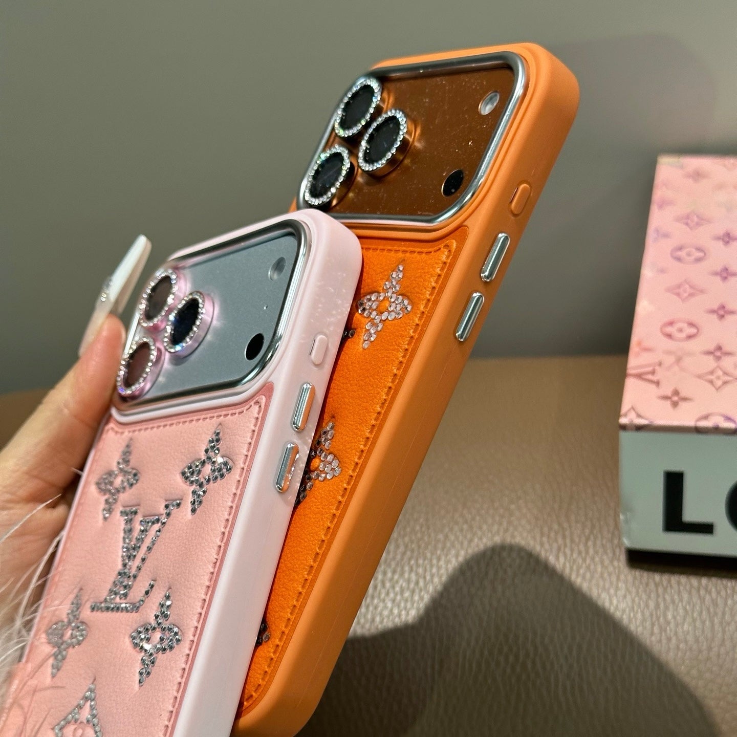 Silver Bling Design Phone Case For iPhone