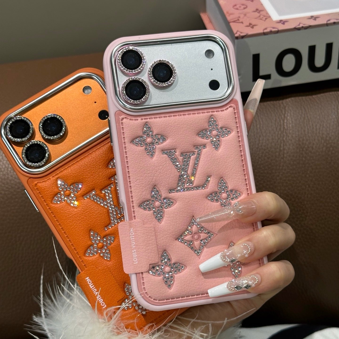 Silver Bling Design Phone Case For iPhone