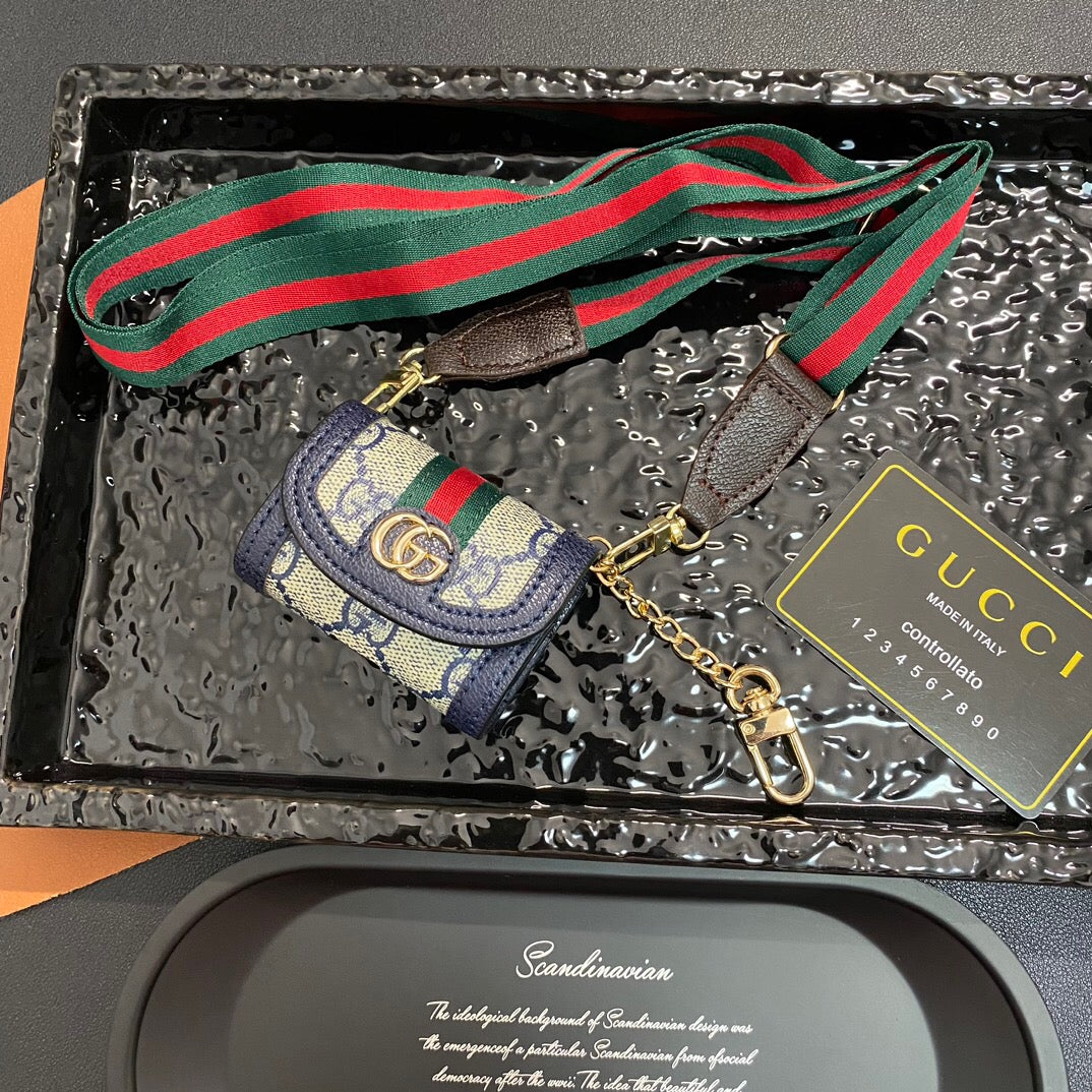 Modische, universelle Kopfhörerhülle mit Kette