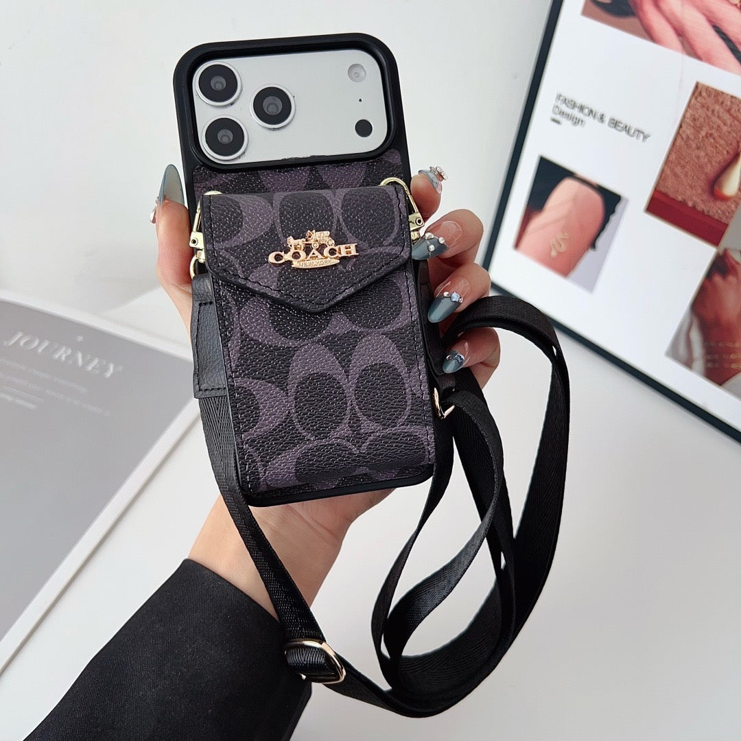 Leather Card Cover Galaxy Case For Samsung