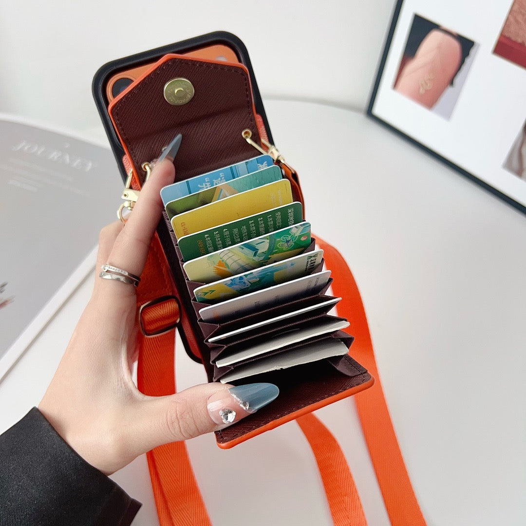 Leather Card Cover Galaxy Case For Samsung