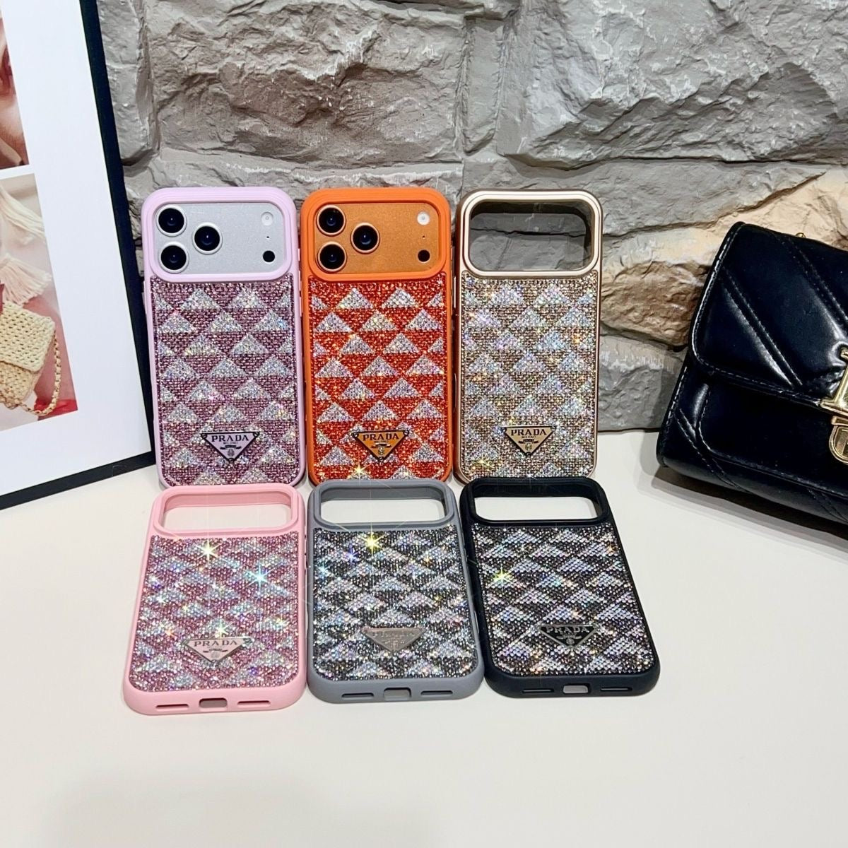 Luxury Diamond Pattern Phone Case For iPhone
