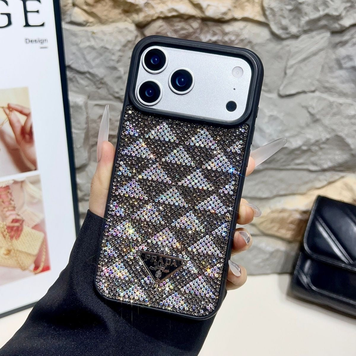 Luxury Diamond Pattern Phone Case For iPhone