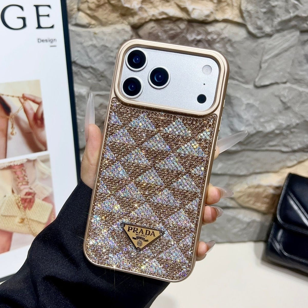 Luxury Diamond Pattern Phone Case For iPhone