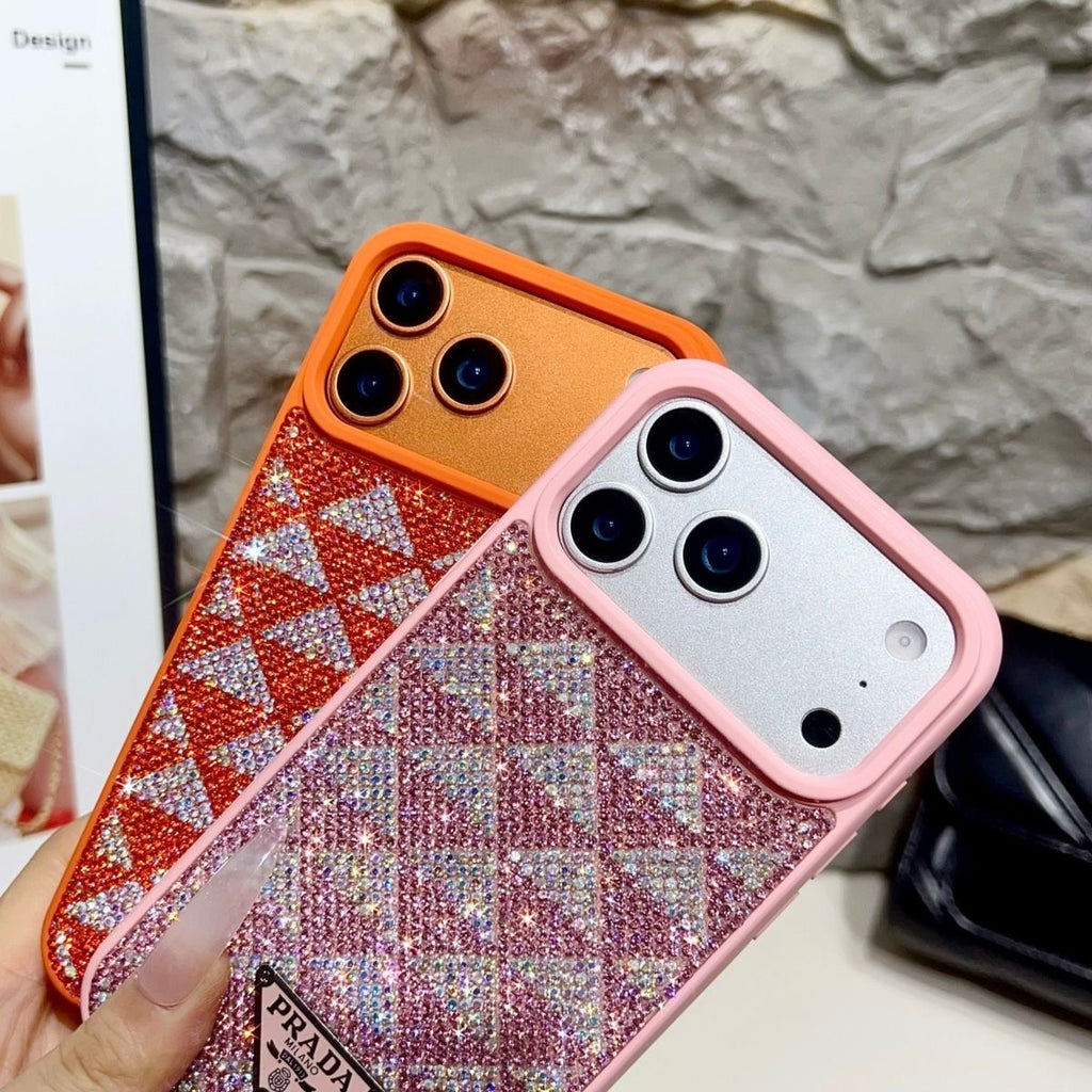 Luxury Diamond Pattern Phone Case For iPhone
