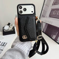 Leather Card Cover Phone Case For iPhone