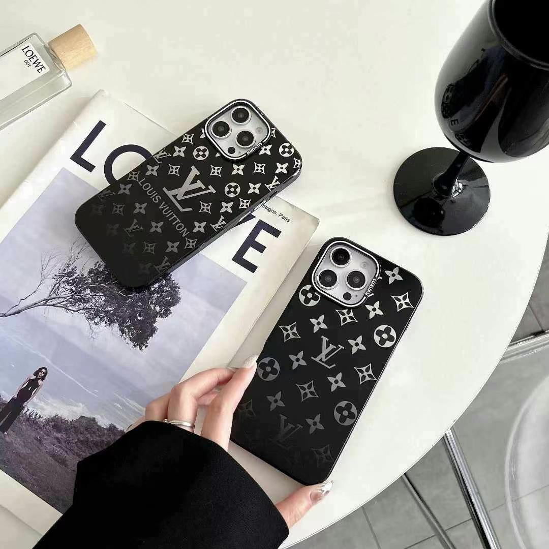 Black Pattern Phone Case For iPhone