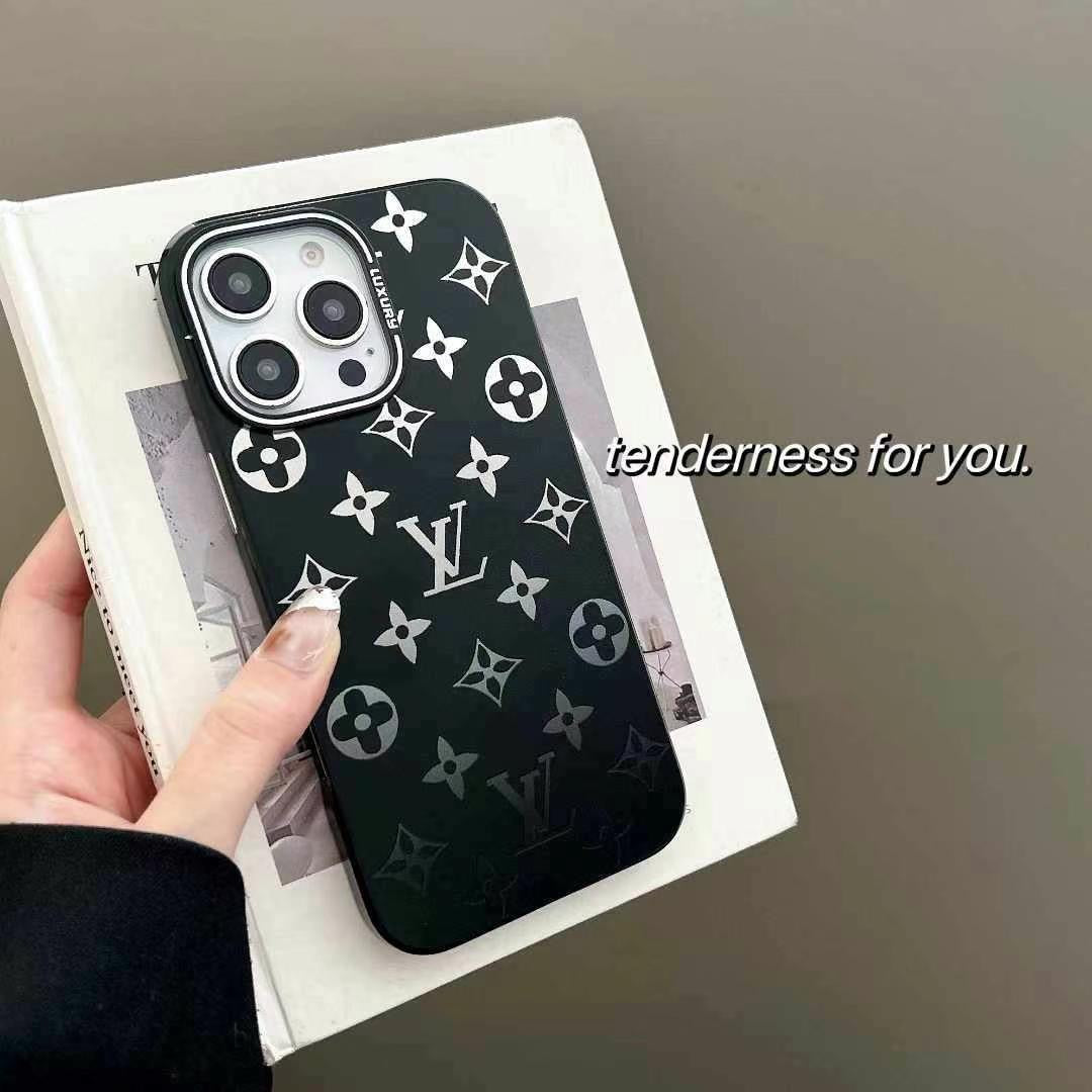 Black Pattern Phone Case For iPhone