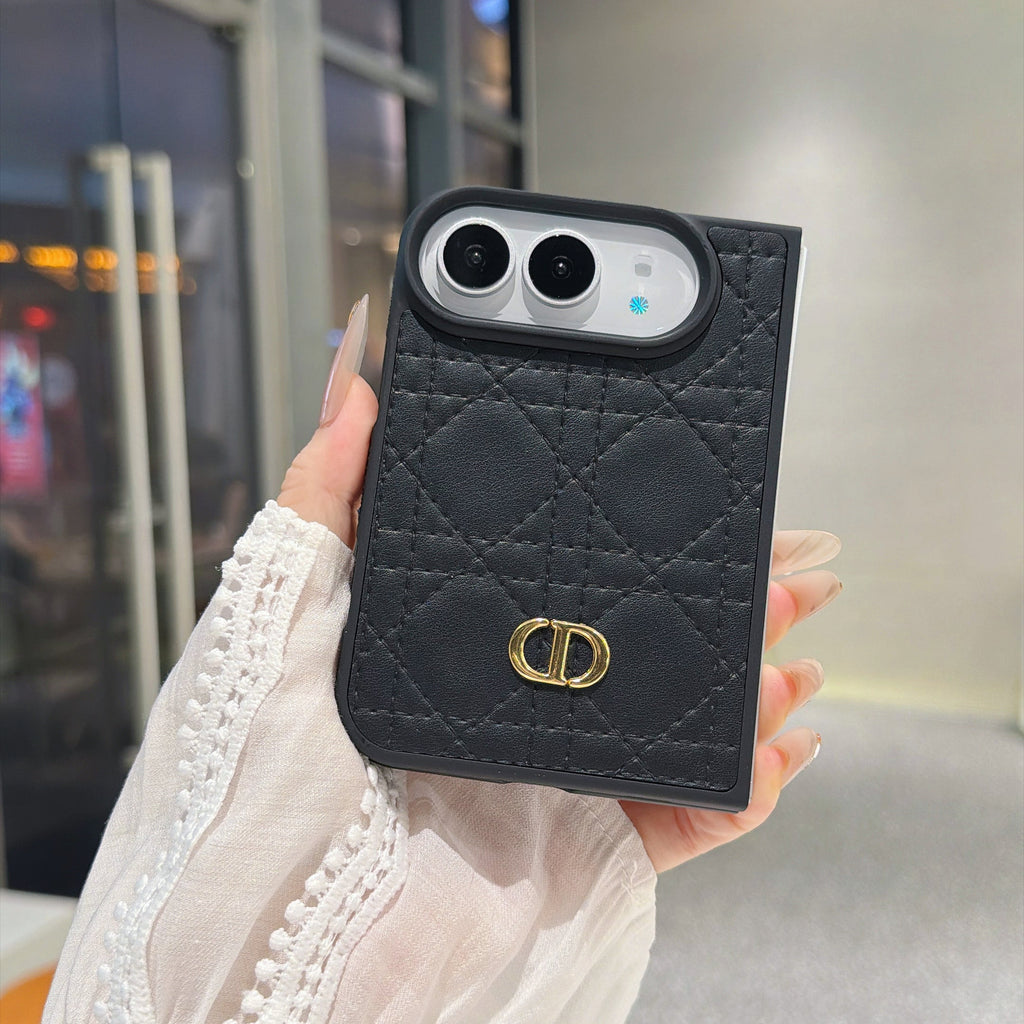 Latticed CD Phone Case For iPhone Duo