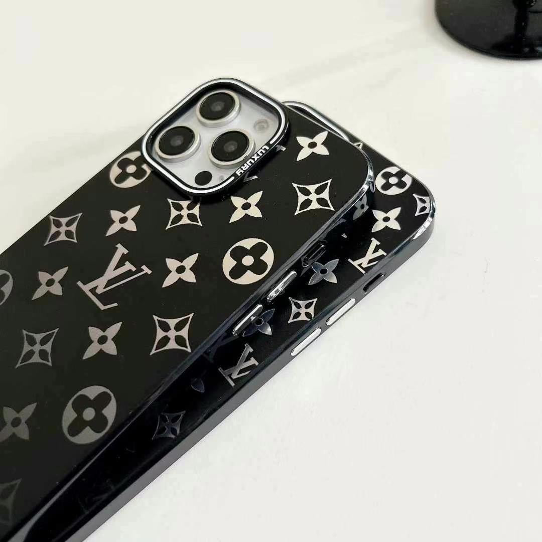 Black Pattern Phone Case For iPhone