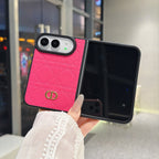 Latticed CD Phone Case For iPhone Duo