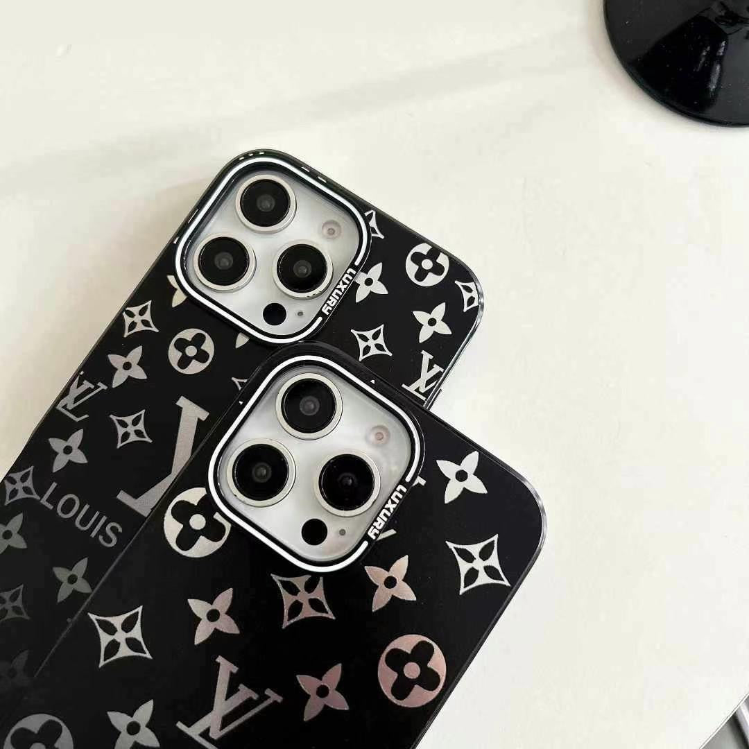 Black Pattern Phone Case For iPhone