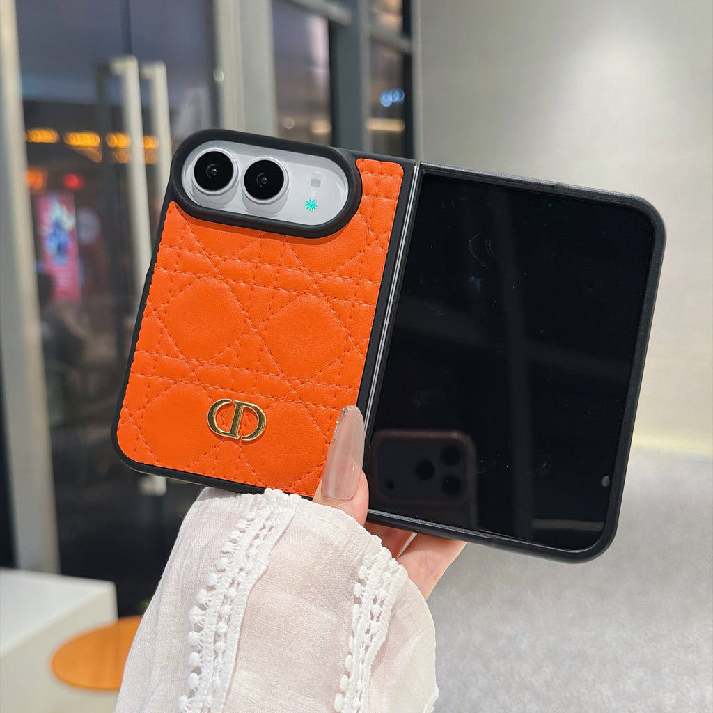 Latticed CD Phone Case For iPhone Duo