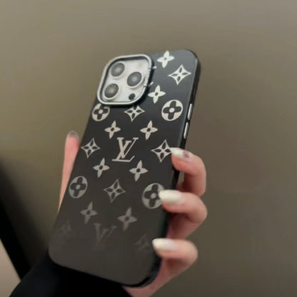 Black Pattern Phone Case For iPhone