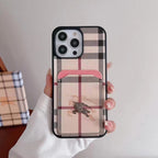 Custodia rigida beige per iPhone