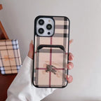 Custodia rigida beige per iPhone