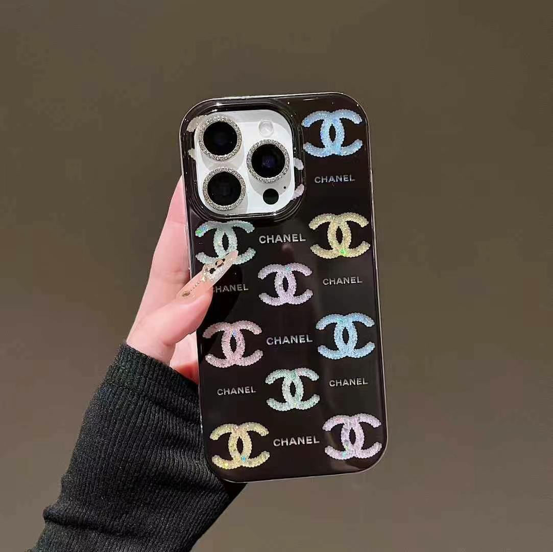 Colorful Black Phone Case For iPhone