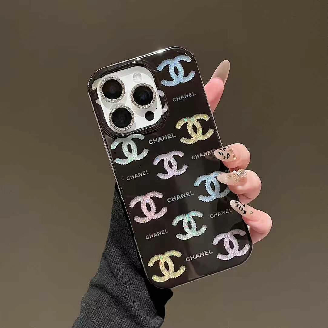 Colorful Black Phone Case For iPhone