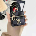 Fashion Square Leather Earphone Case