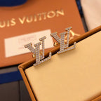 Asymmetrical Rhinestone Earrings