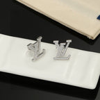 Asymmetrical Rhinestone Earrings