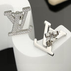 Asymmetrical Rhinestone Earrings