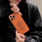 Orange Full Phone Case For iPhone