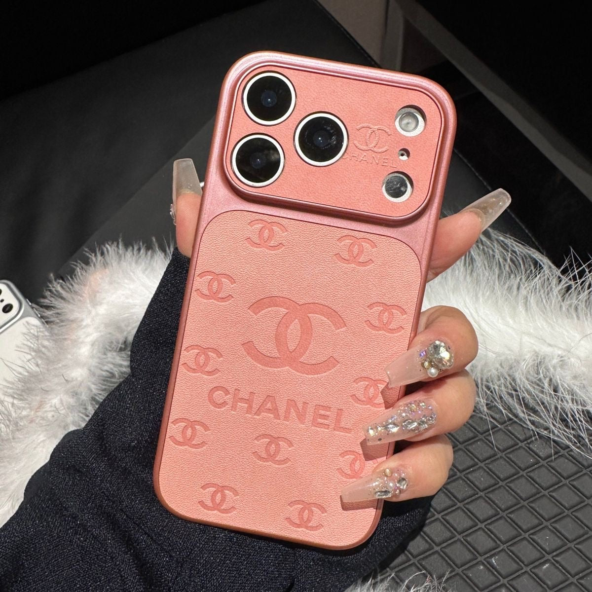 Embossed Design Phone Case For iPhone