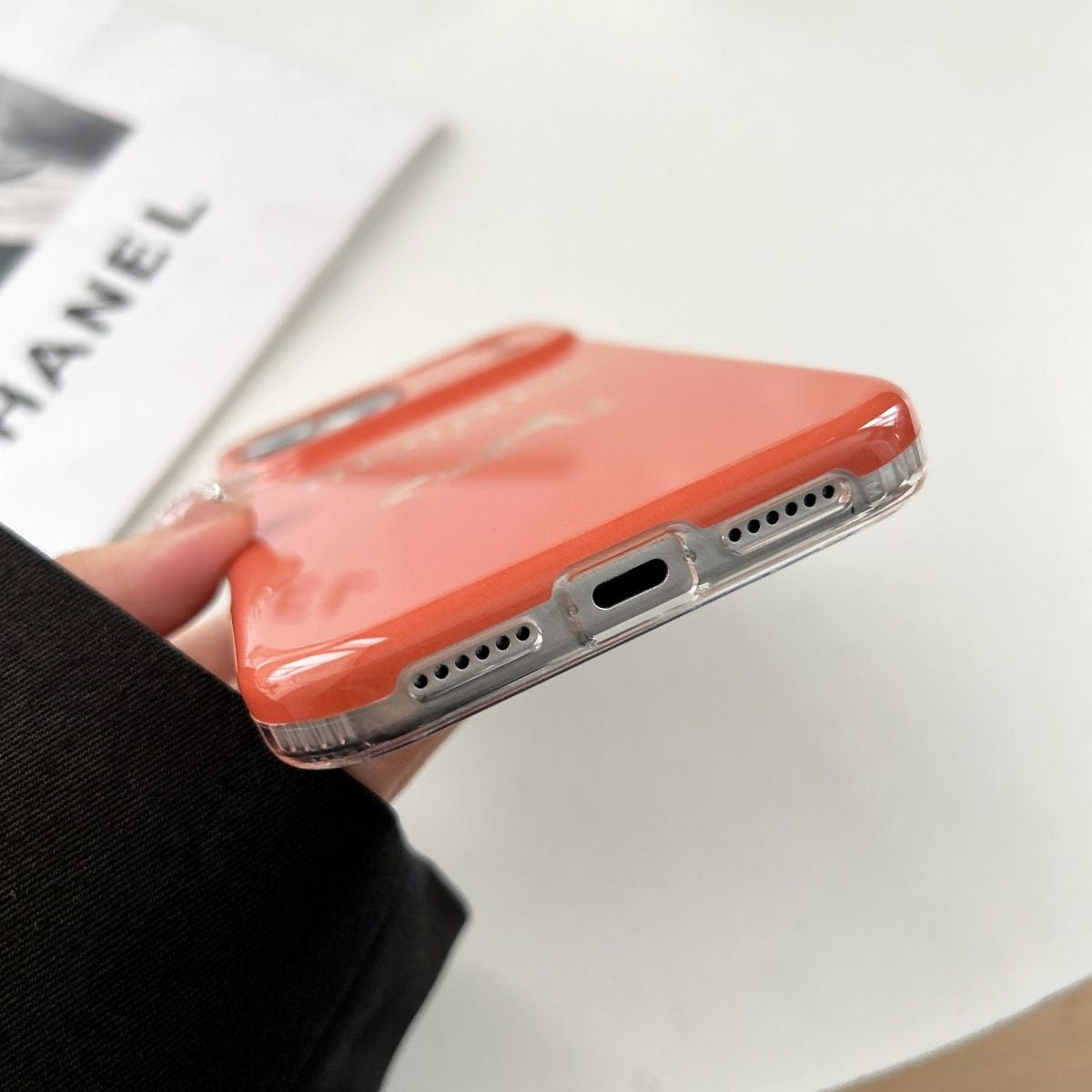Weiße Volltelefonhülle für iPhone