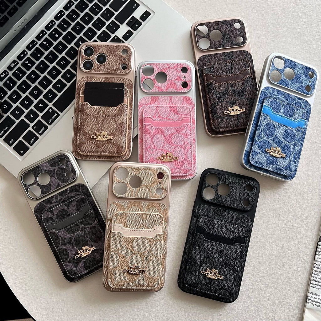Custodia per telefono con design a catene per iPhone