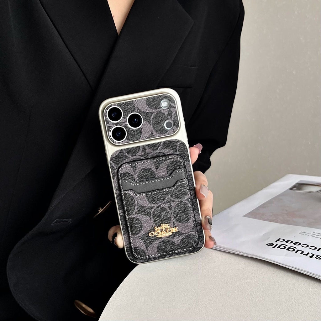 Custodia per telefono con design a catene per iPhone