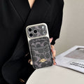 Custodia per telefono con design a catene per iPhone