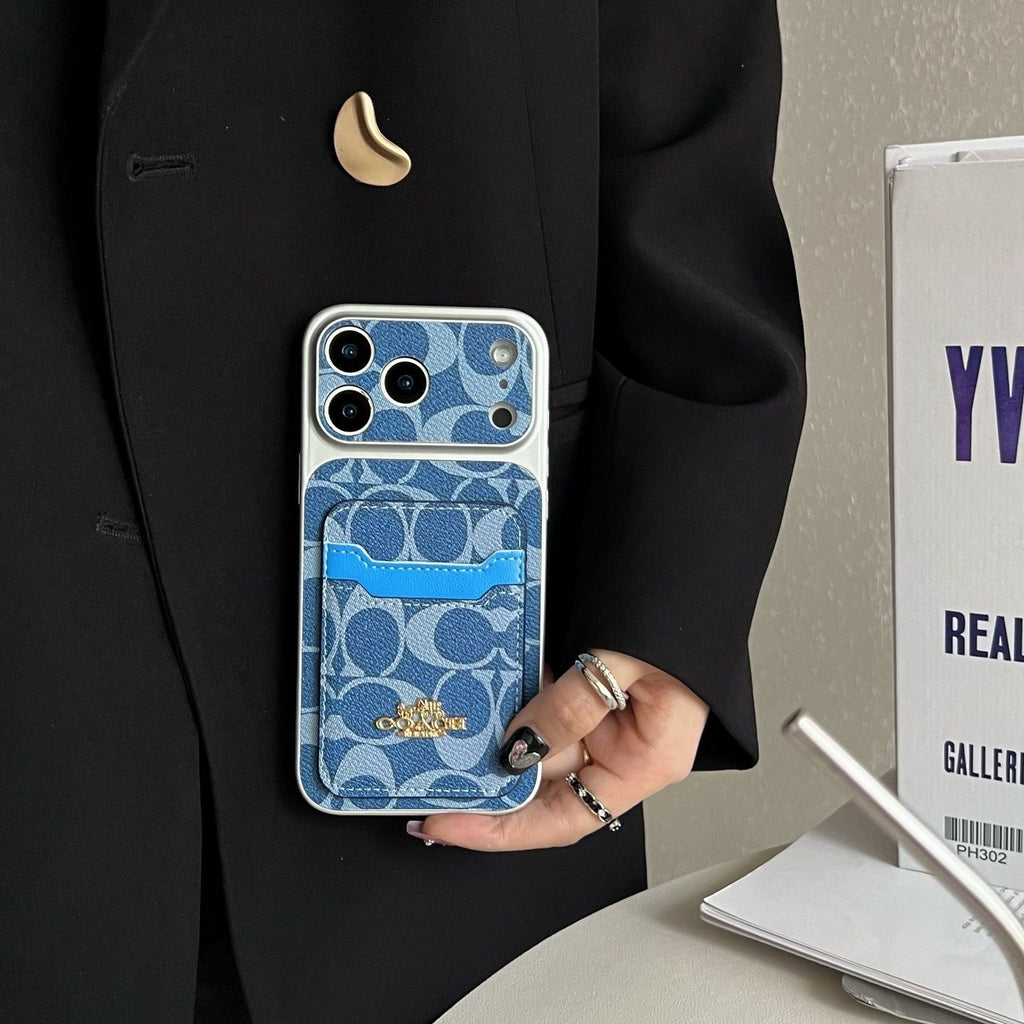 Custodia per telefono con design a catene per iPhone
