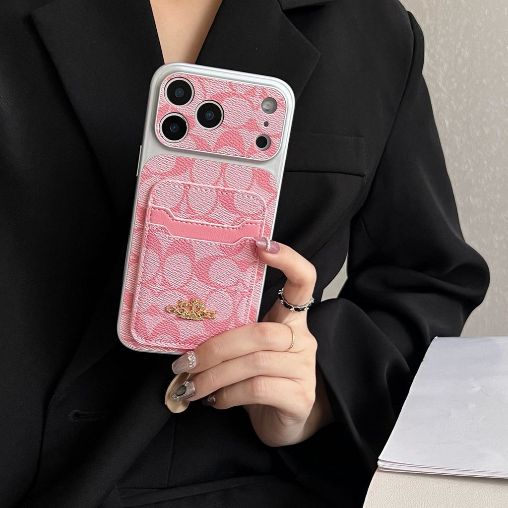 Custodia per telefono con design a catene per iPhone