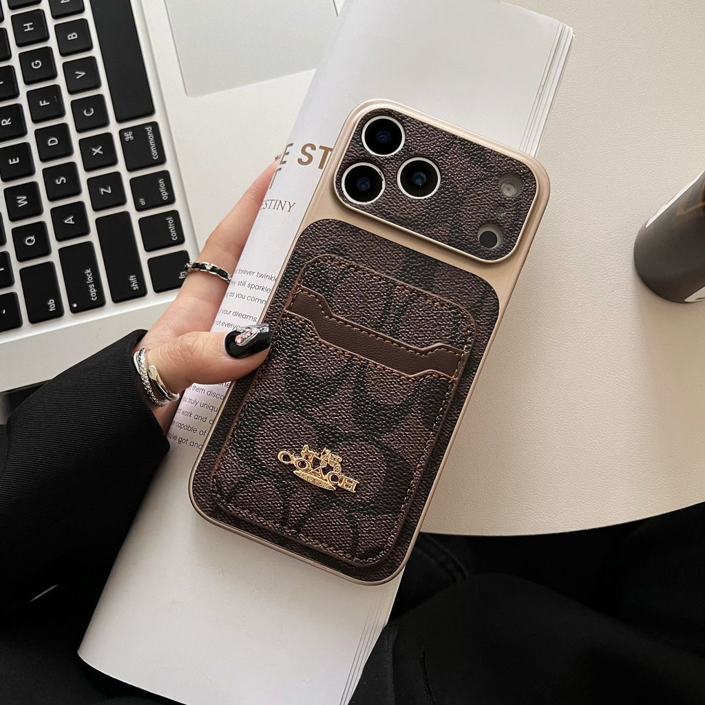Custodia per telefono con design a catene per iPhone