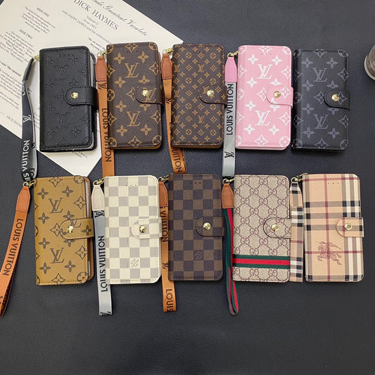 Classic Wallet Holder Leather Phone Case