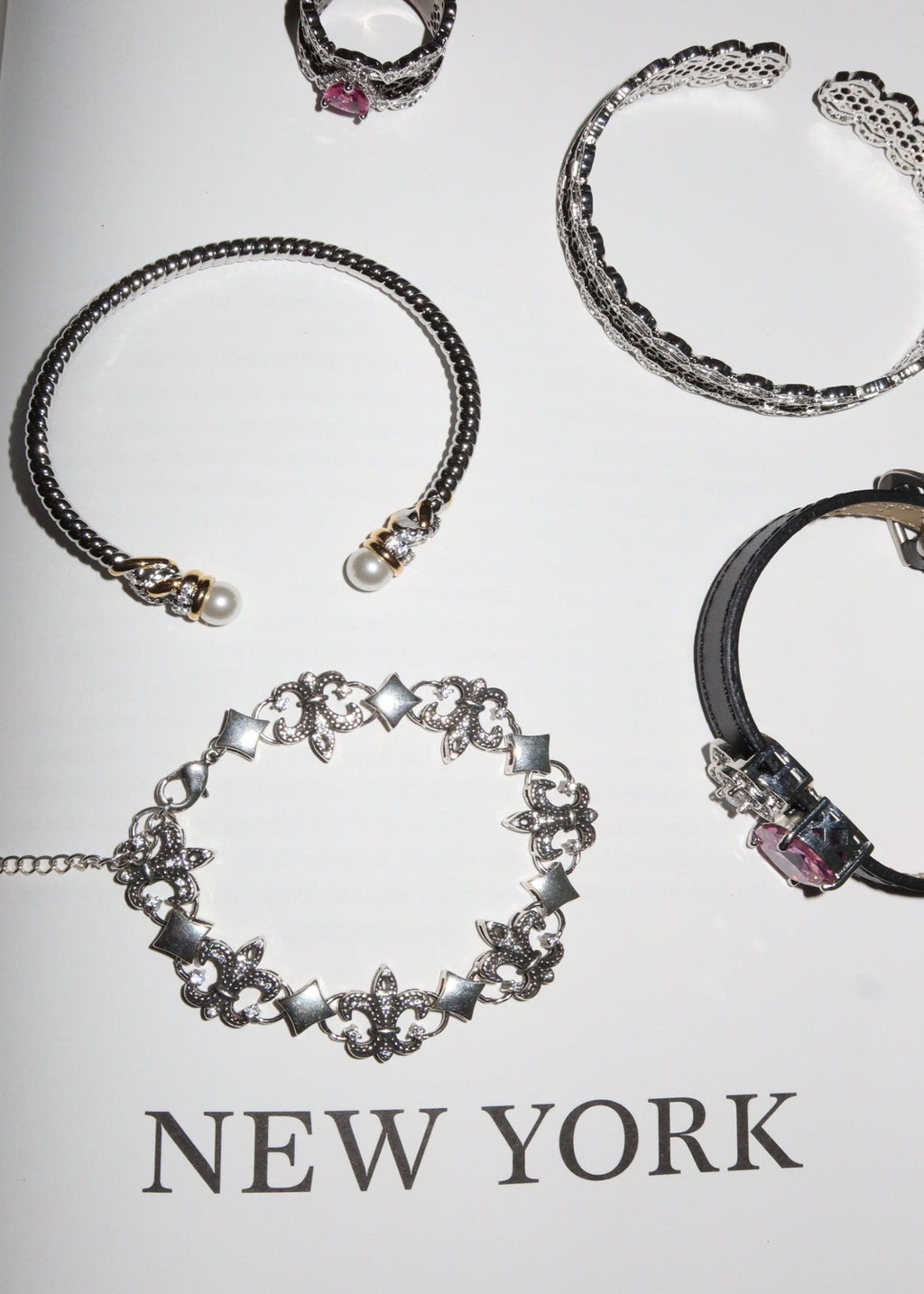 Elodie Gothic Silberarmband