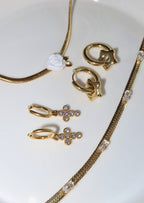 Goldene Ohrringe Susanna Star