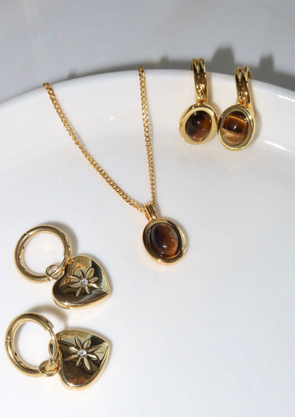 Anika Tigerauge Ohrringe