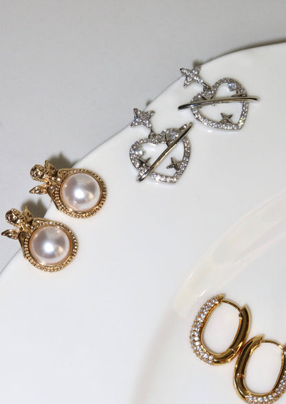 Orecchini in argento Pan Love Planet