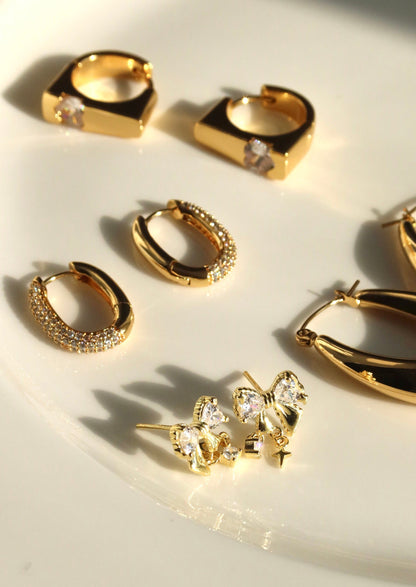 Bianca Schleifenohrringe