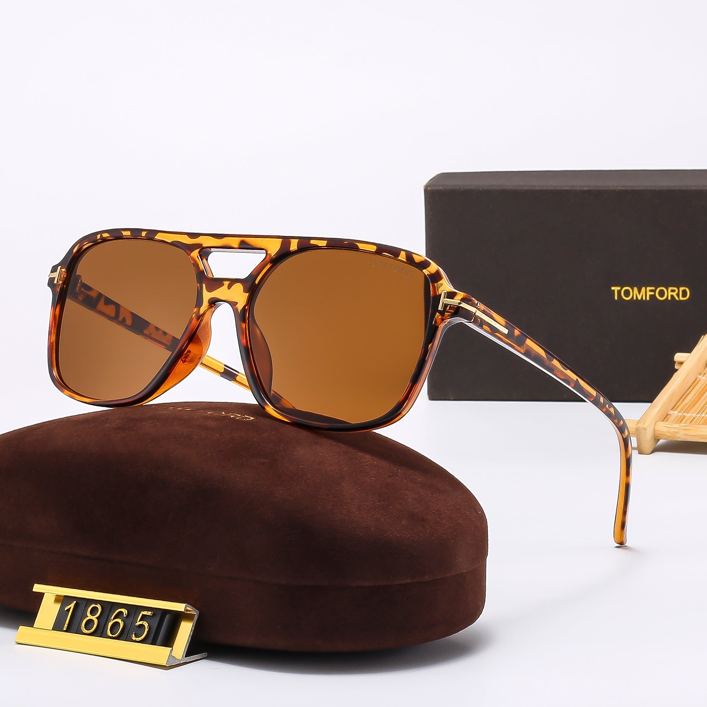 Neue modische Sonnenbrille mit großem Rahmen