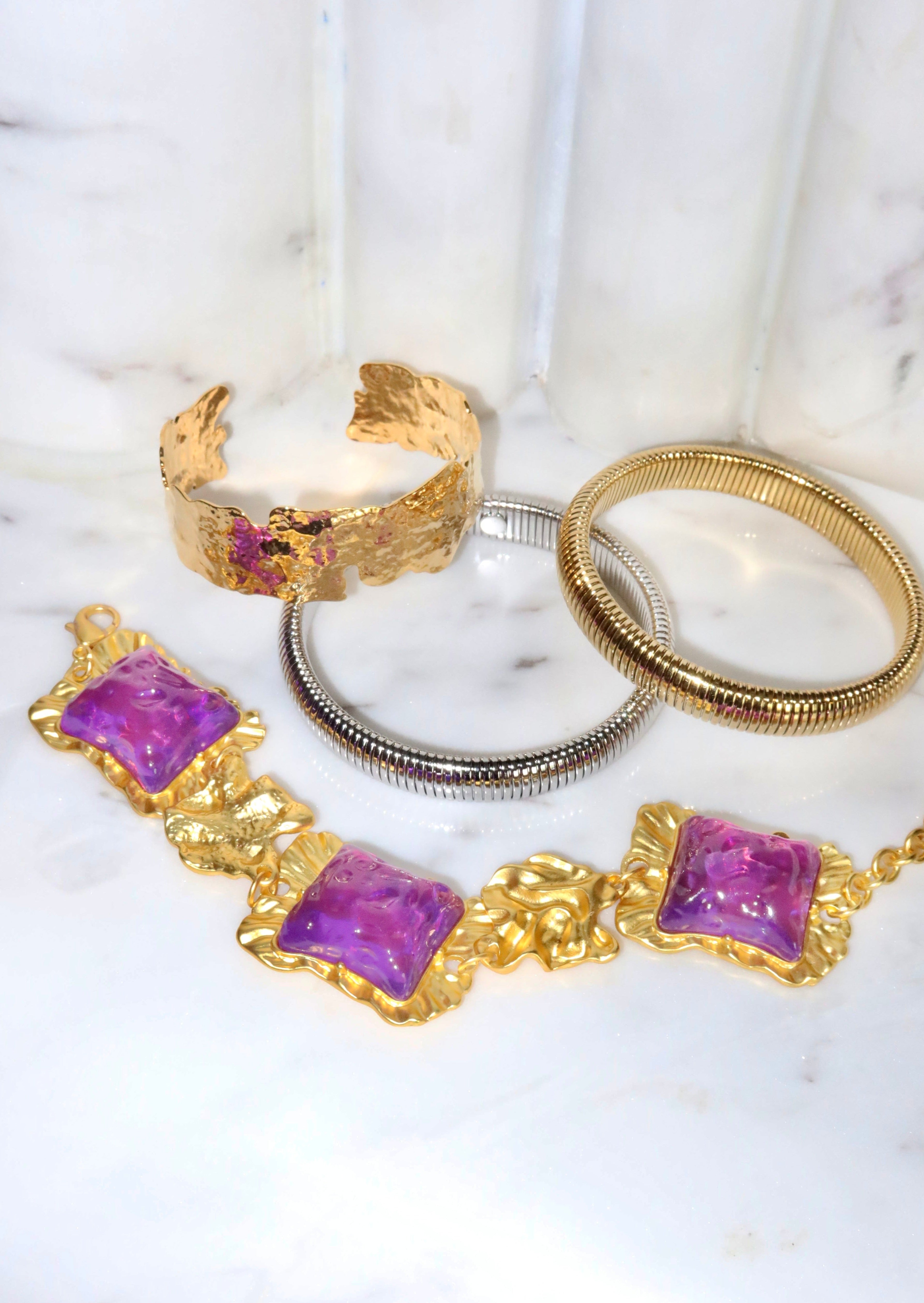 Anwar Vintage Rosa Armband