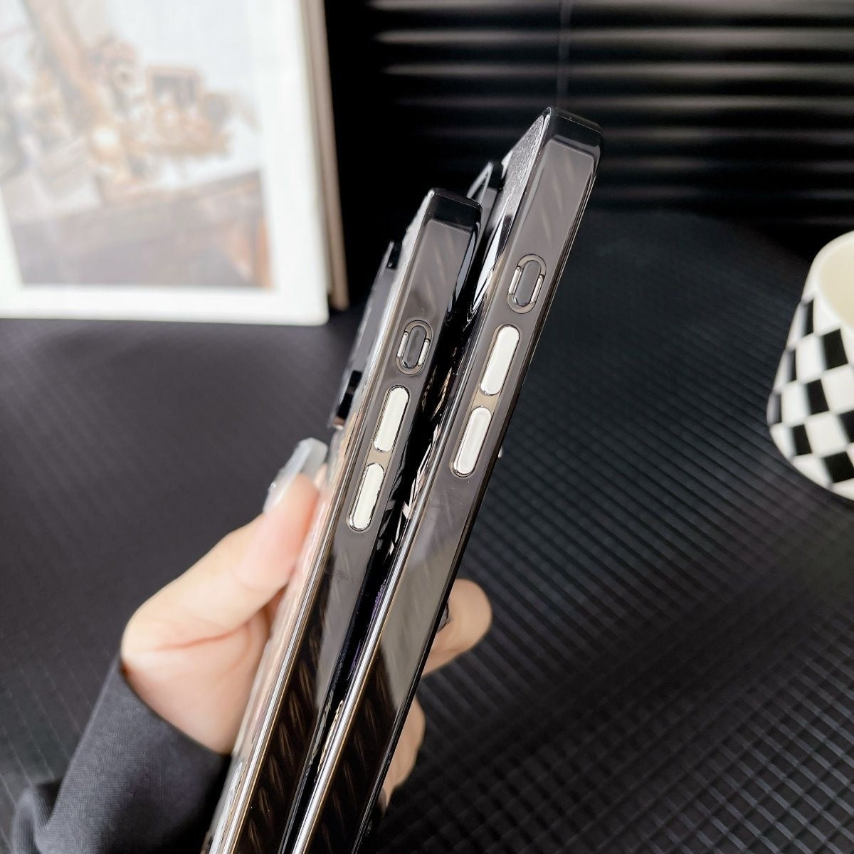 Transparent Design Phone Case For iPhone