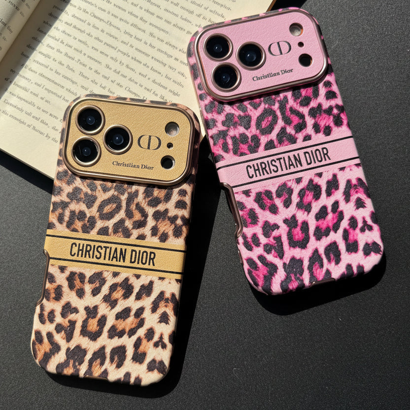 Leopard Design Love Phone Case For iPhone