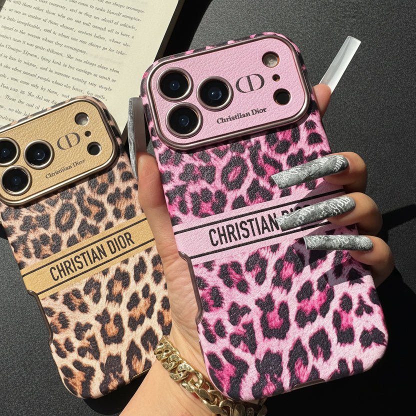 Leopard Design Love Phone Case For iPhone