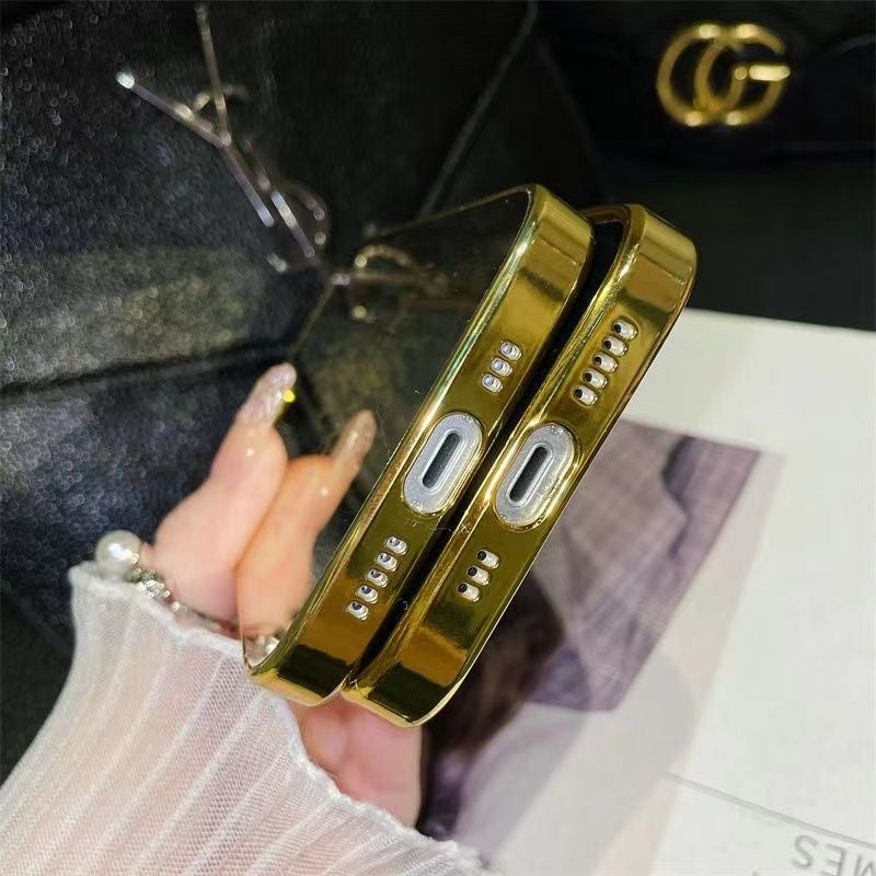 Fashion Golden Phone Case For iPhone