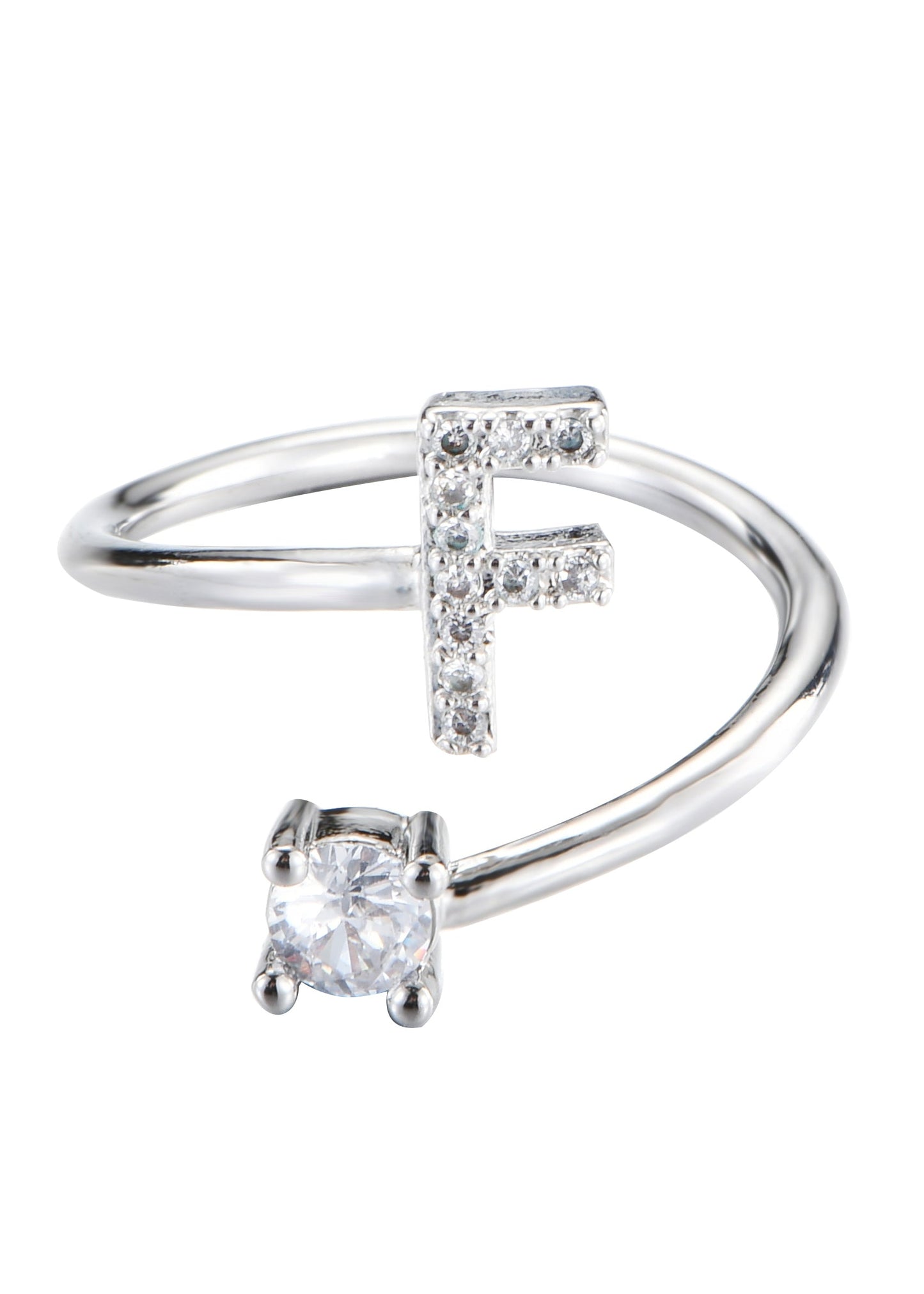 Alphabet-Diamantring