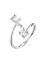 Alphabet-Diamantring